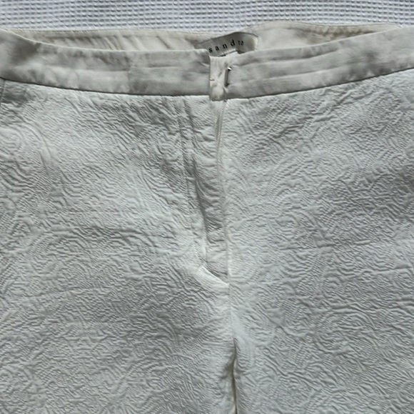 Sandro white crop pants size 36fr (size 4) - Picture 2 of 9